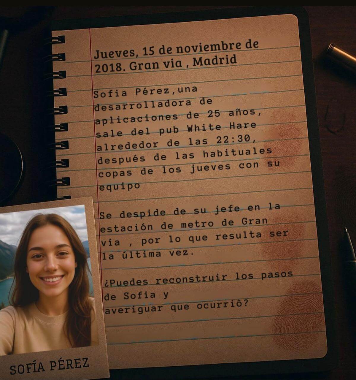 Caso #1036 - Misterio en el parque