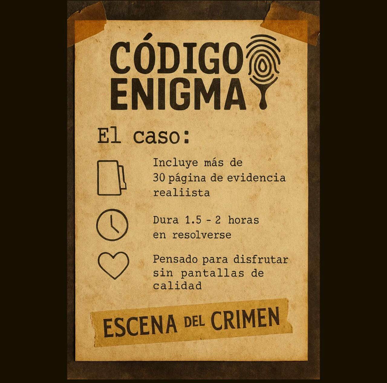 Caso #1036 - Misterio en el parque